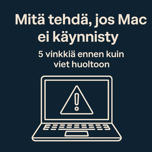 Mitä tehdä, jos Mac ei käynnisty – 5 vinkkiä ennen kuin viet huoltoon